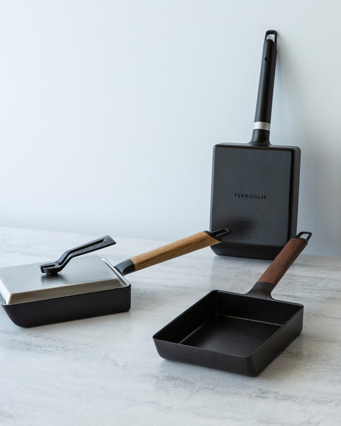 Oven-Safe Frying Pan, Vermicular, Egg & Toast Pan, 7.5in