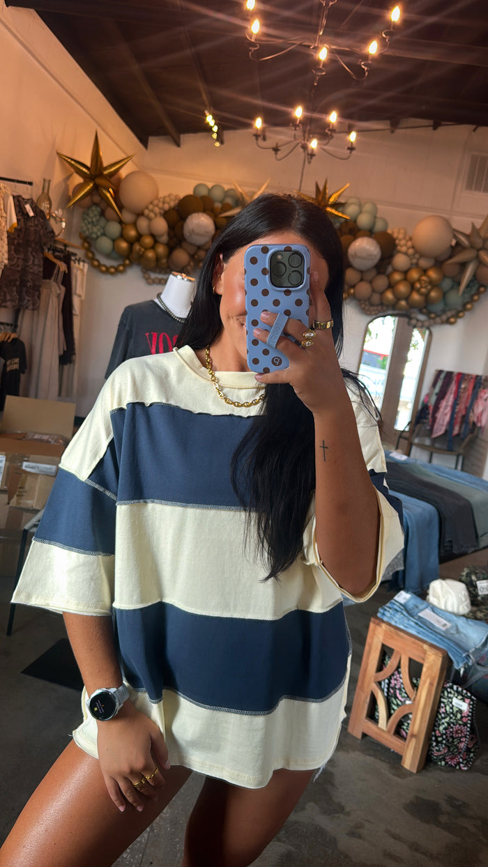 Pineapple Navy Short Sleeve