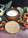 Pinewood Cabin - Soy Wax Candle - Hand Poured - 10oz