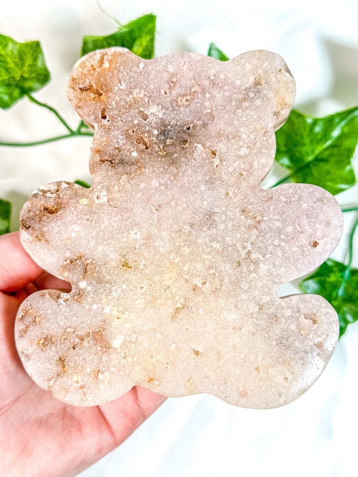 Pink Amethyst Teddy Bear (50B)