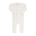 Pink Lilac Zipper Footie
