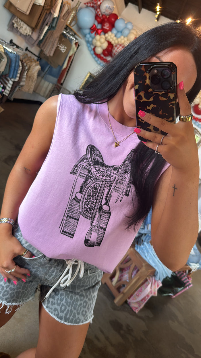 Pink Saddle Tank