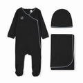 Piped Scalloped Layette Set