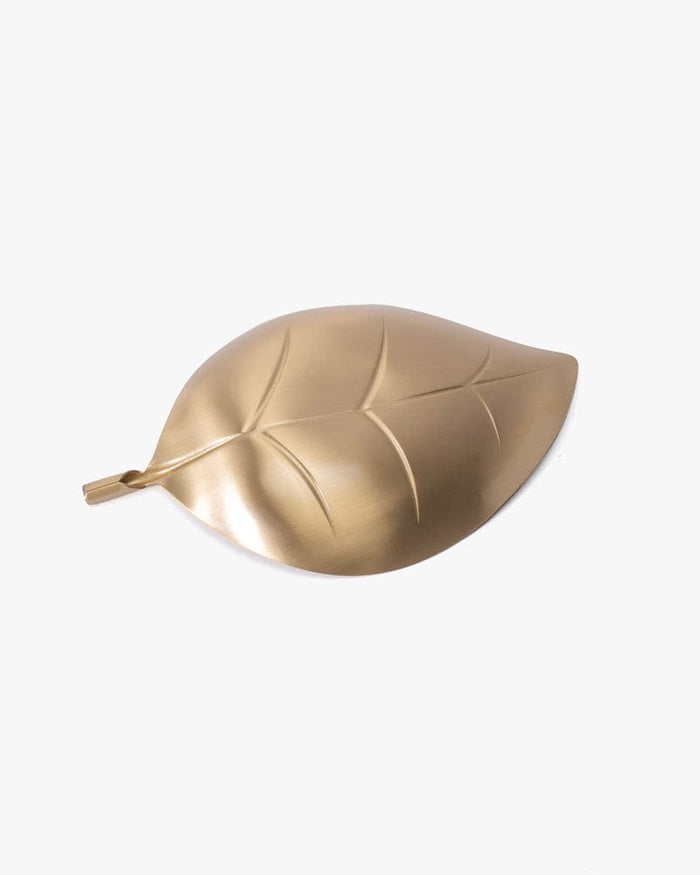 Plate, Asahi, Leaf Brass