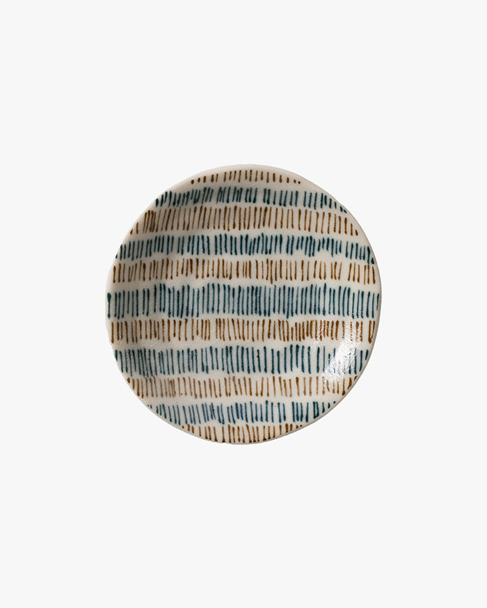 Plate, Ichiyama, Set of 6, Mingei Multi Pattern