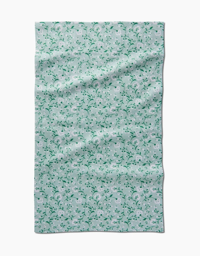 Plumbago Bloom Kitchen Tea Towel