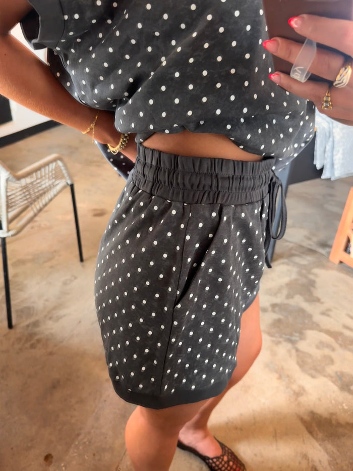 Polka Dot Charcoal Set