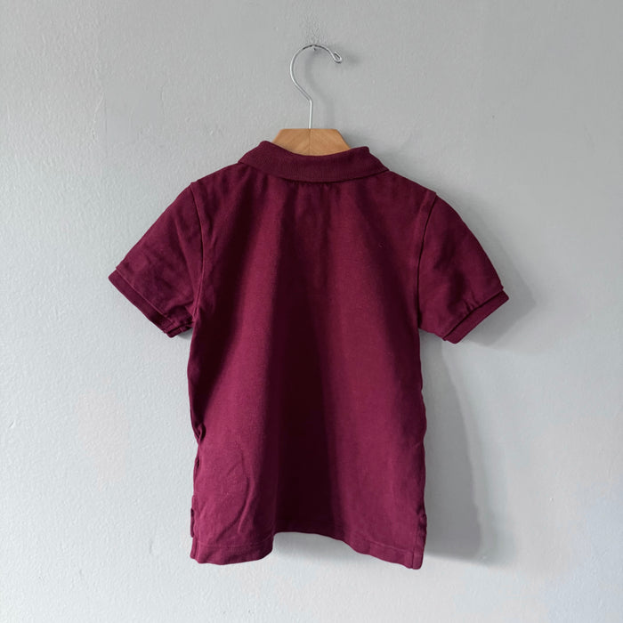 Polo Ralph Lauren / Burgundy polo shirt / 4Y
