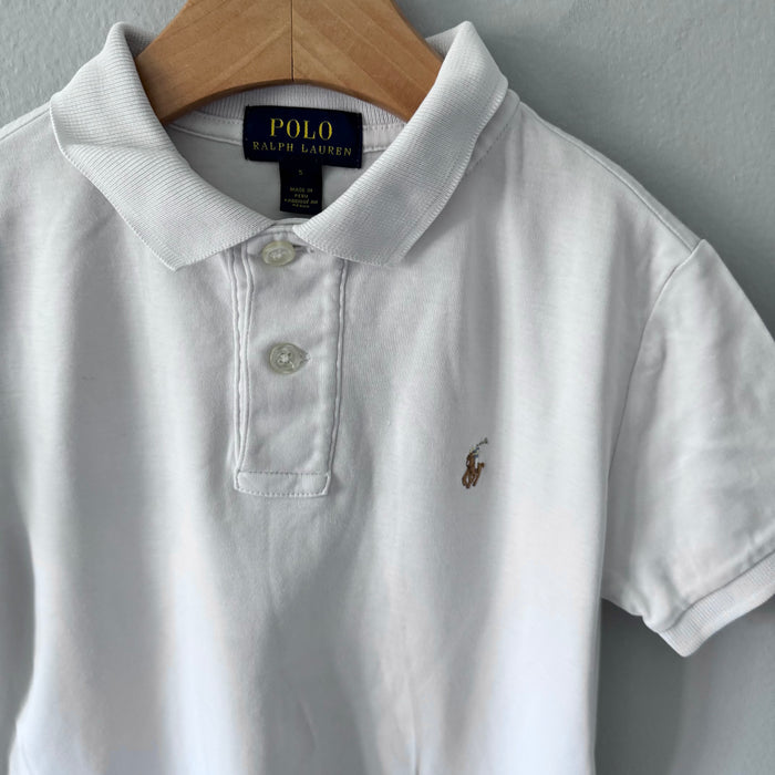 Polo Ralph Lauren / White cotton shirt / 5Y