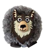 Pom Wolf Keychain
