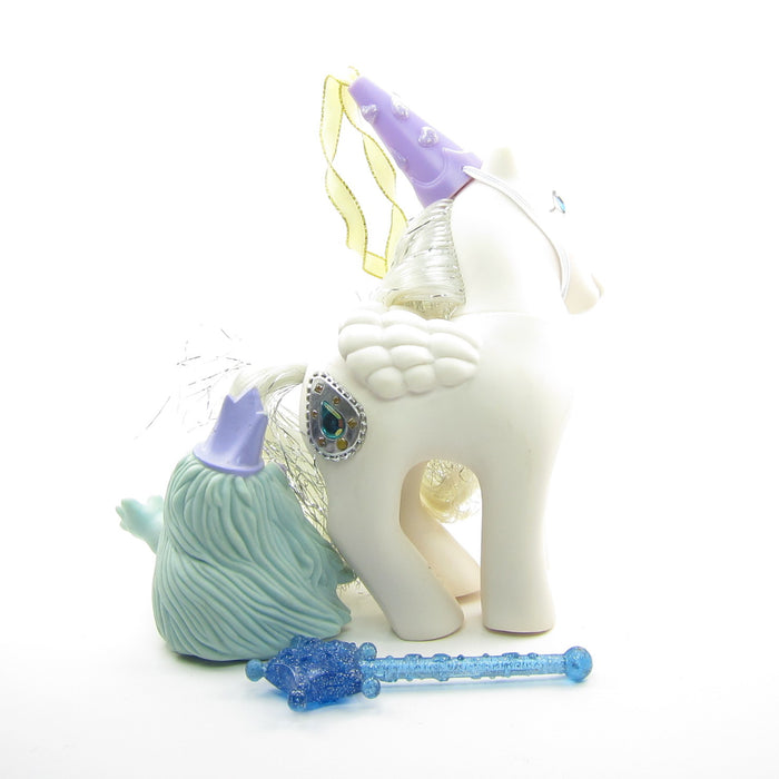 Back of Princess Tiffany My Little Pony with Bushwoolie, wand, damsel hat