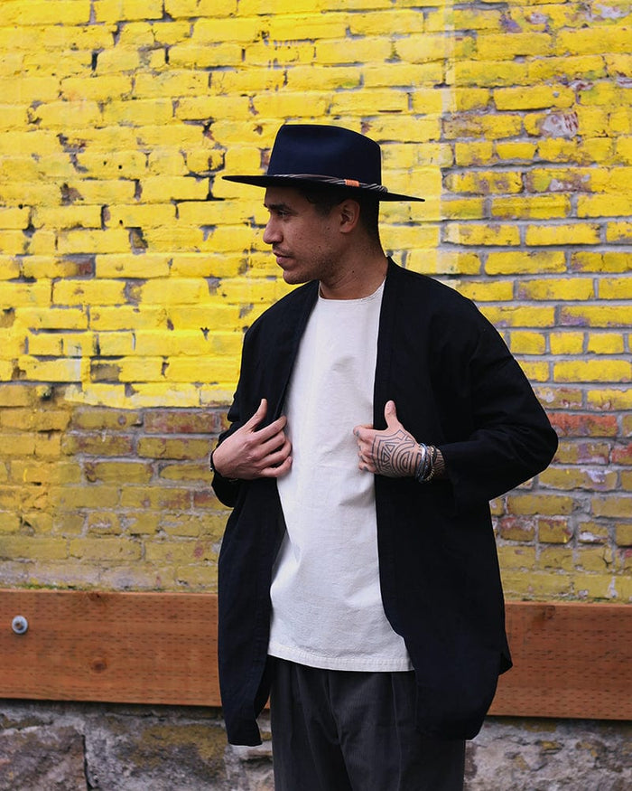Prospective Flow Jacket, Haori, Navy