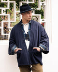 Navy Norato jacket by Prospective Flow at Kiriko Made