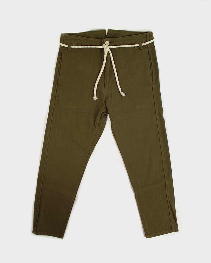 Olive Kaze pants by Prospective Flow at Kiriko Made