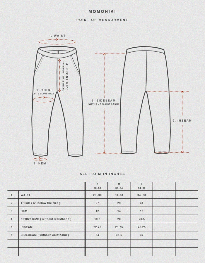 Prospective Flow Pants, Momohiki, Black