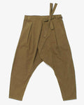 Olive Momohiki pants by Prospective Flow at Kiriko Made