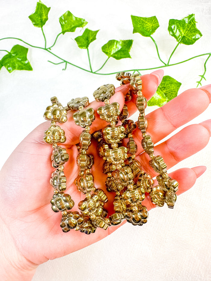 Pyrite Bee Bracelet