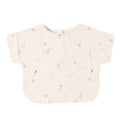 Quincy Mae - Organic Short Sleeve Tee - Space-Short Sleeves-3-6M-Posh Baby