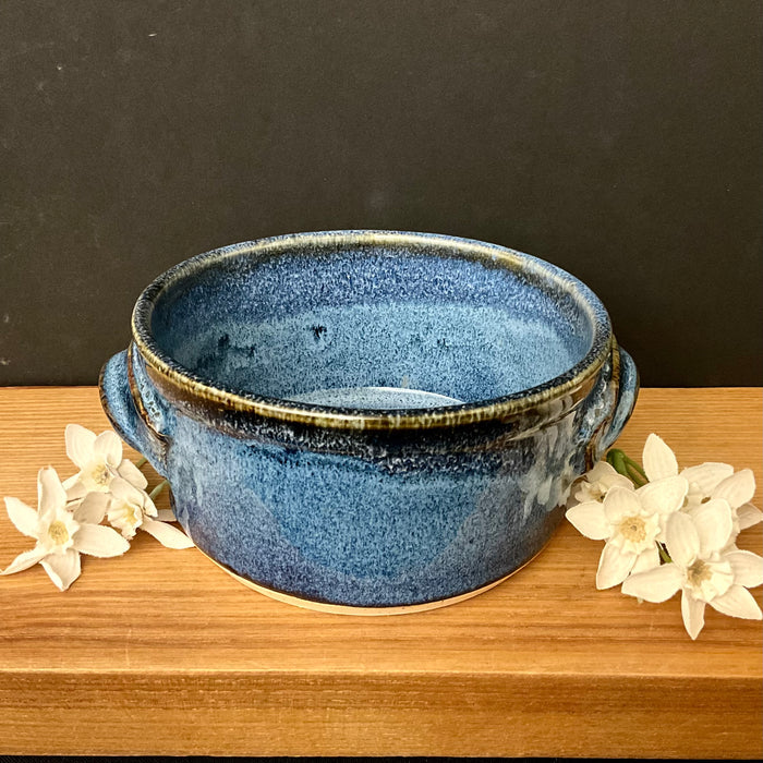 Ramekin in Blue & Midnight Black