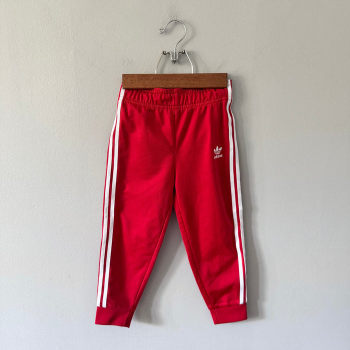 Adidas / Red sweatpants / 3-4Y