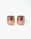 Rock Glass, Asahi, Copper Set of 2