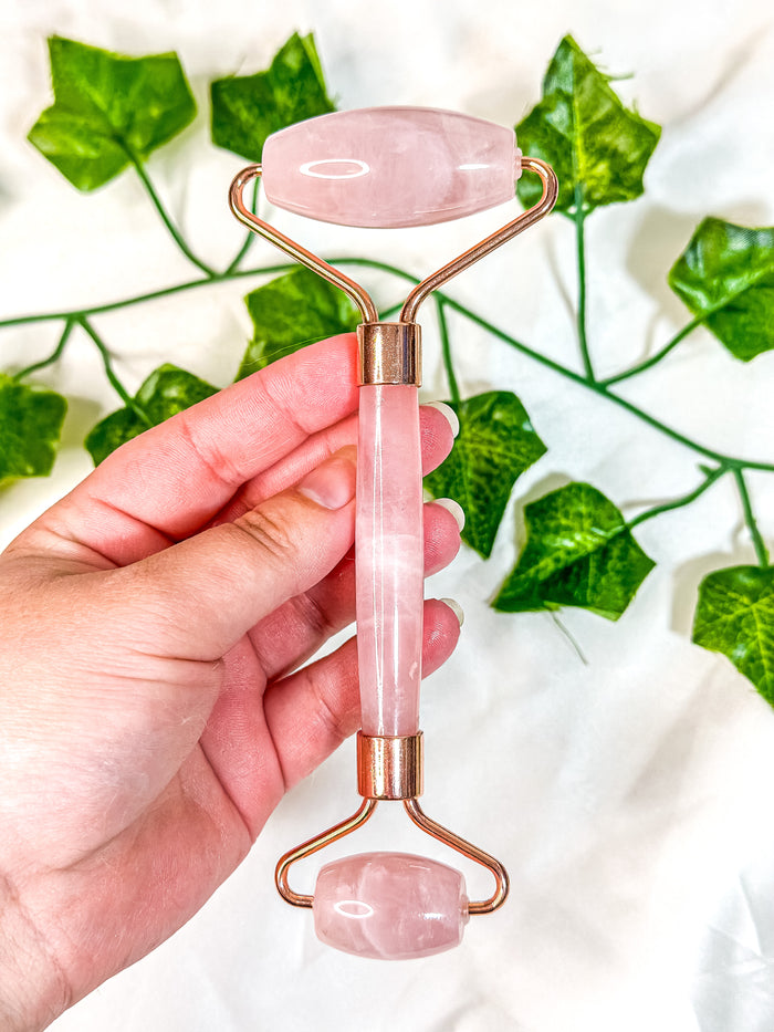 Rose Quartz Facial Roller