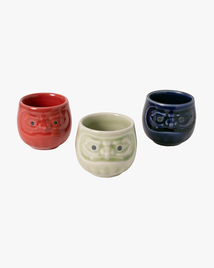 Sake Cup, Ichiyama, Daruma Red