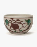 Sake Cup, Ichiyama, Hand-Painted Akae Floral