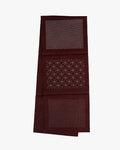 Sashiko Patch, Kofu-Tsumugi, Deep Red