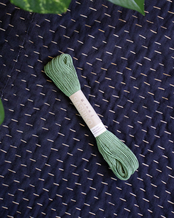 Sashiko Thread, Green #7