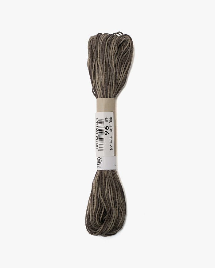 Sashiko Thread, Multi Color, Gray