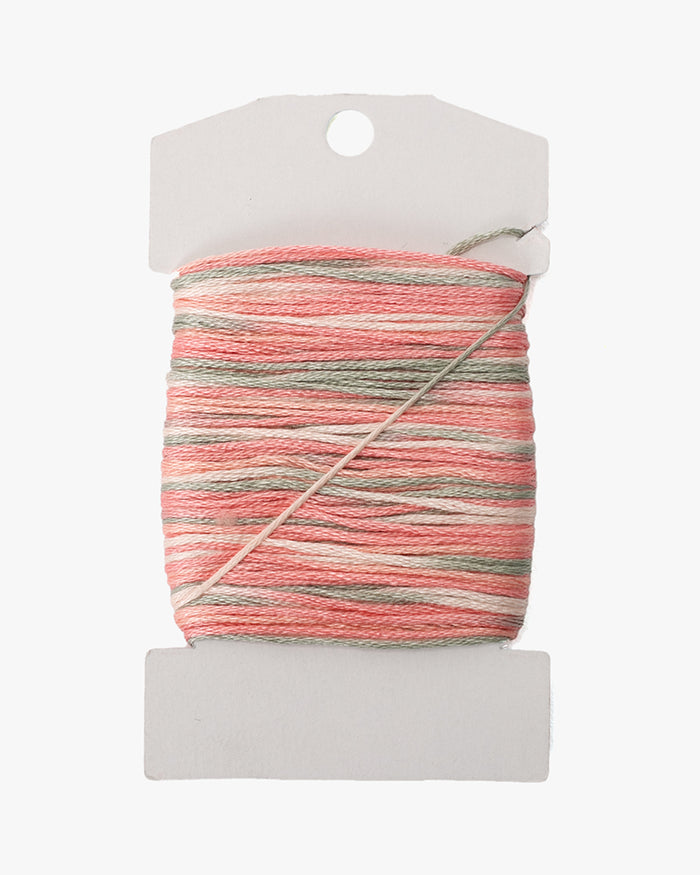 Sashiko Thread, Multi Color Mix, Pink Gray