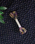 Sashiko Thread, Multi Color,  Purple Yellow