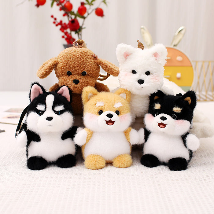 Schnauzer Plush Pendant