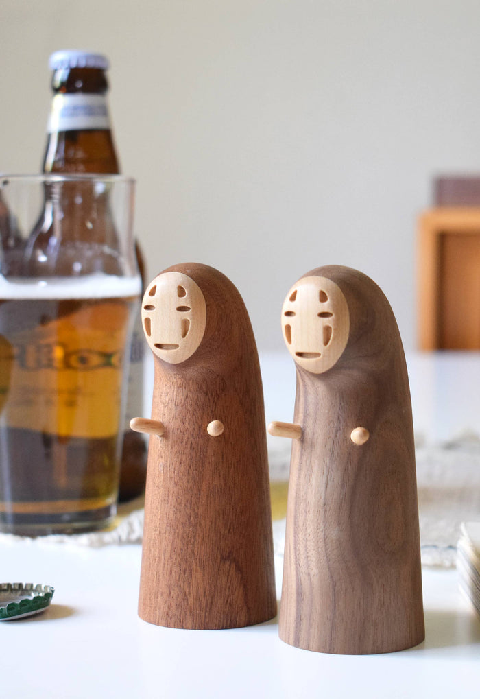 Senser Woodcraft, No-Face Bottle Opener, Handcrafted