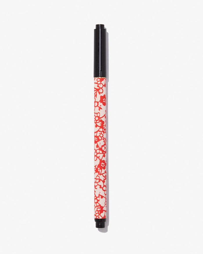 Shogado Calligraphy Brush Pen, Classic Series #6, Red Kobana