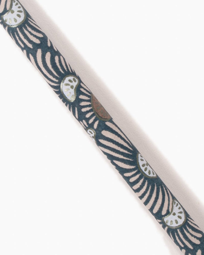 Shogado Calligraphy Brush Pen, Ginger Series, Flower Blue