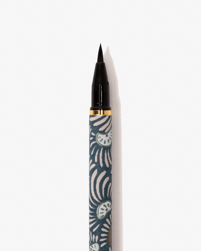 Shogado Calligraphy Brush Pen, Ginger Series, Flower Blue