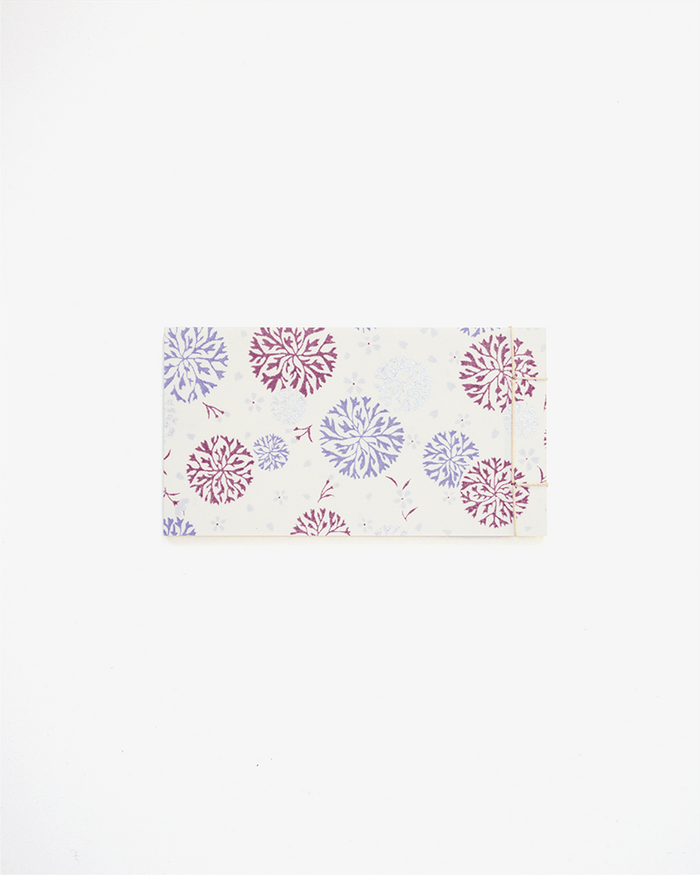 Shogado Memo Pad, Chic Series #3 Magenta and Blue Yuki Kessho