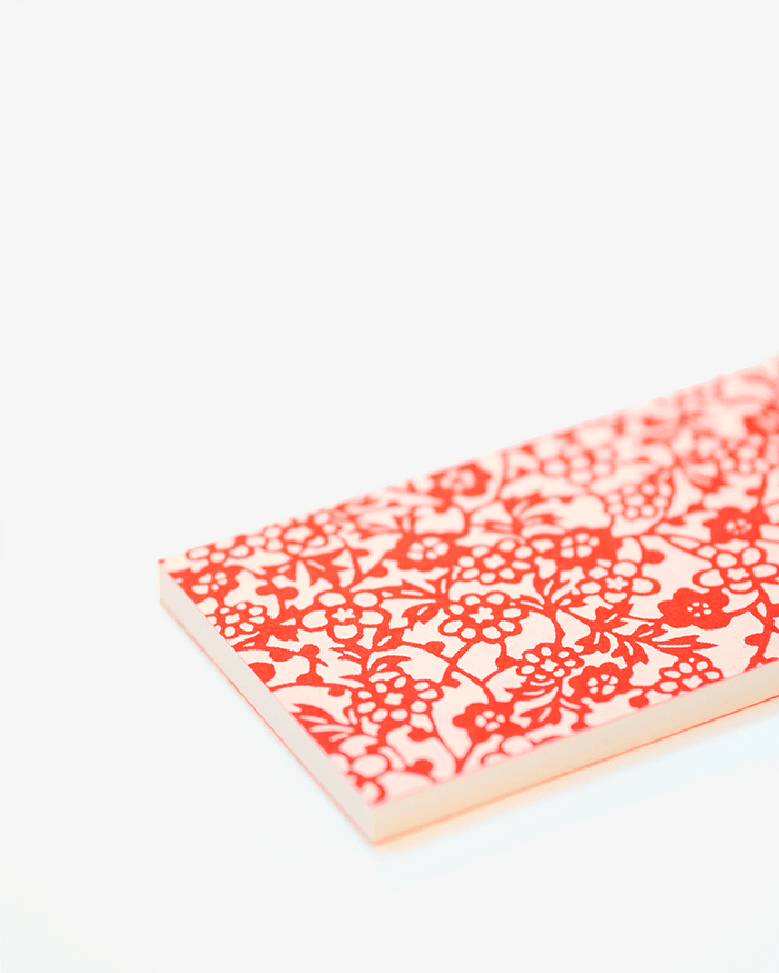 Shogado Memo Pad, Classic Series #1, Red Kobana