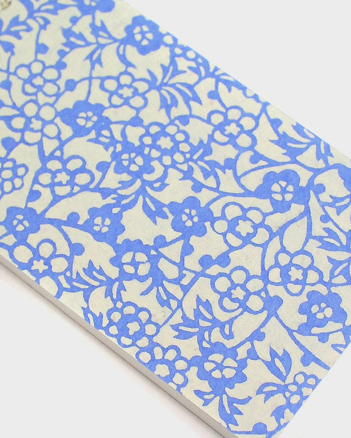 Shogado Memo Pad, Classic Series #3, Blue Kobana