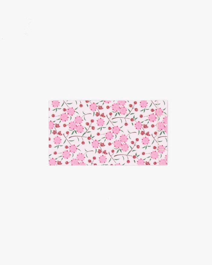 Shogado Memo Pad, Classic Series #5, Red and Pink Small Ume