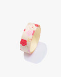 Shogado Washi Tape, Yuzen Series #24, Cream and Pink Ume