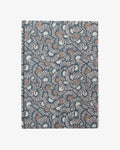 Shogado Watoji Notebook, Ginger Series, Flower Blue (L)