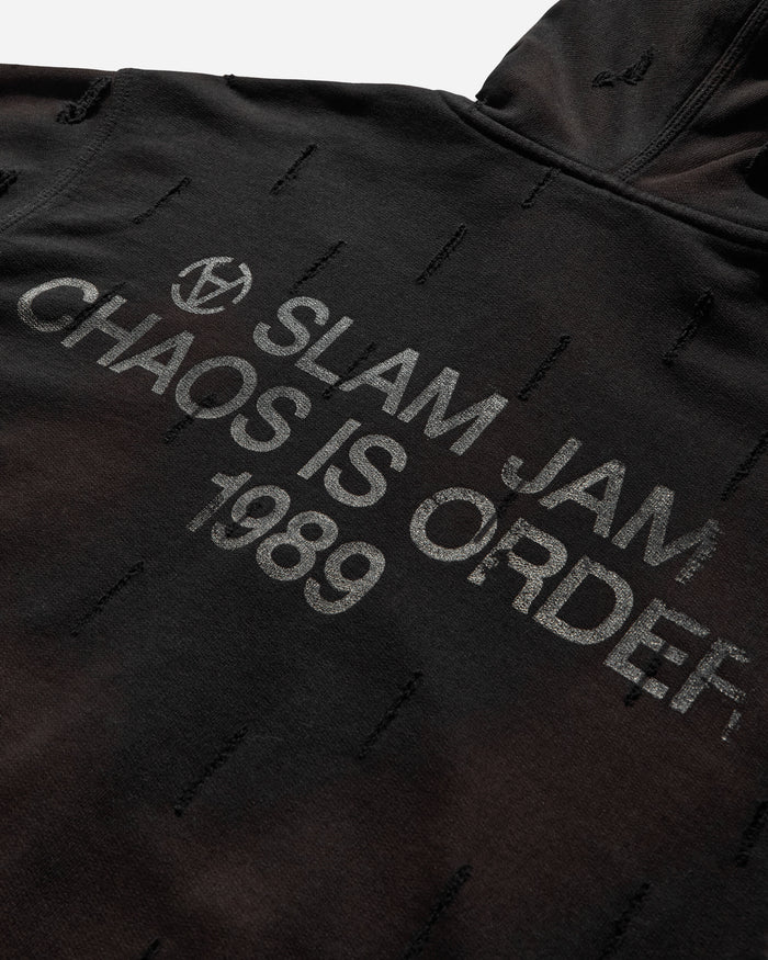 Slam Jam Carhartt x Tintoria Emiliana x Slam Jam "Poor Grade" Hooded American Script Jacket Black Coats and Jackets Jackets I028279 89XX