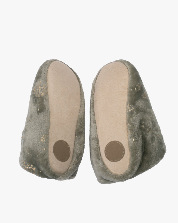 Slippers, Bisque, Olive