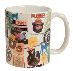 Smokey POP ART Collage Mug