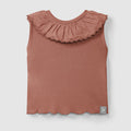 Snug - Organic Ribbed Tank - Terracotta-Tank Tops-3-6M (3M)-Posh Baby