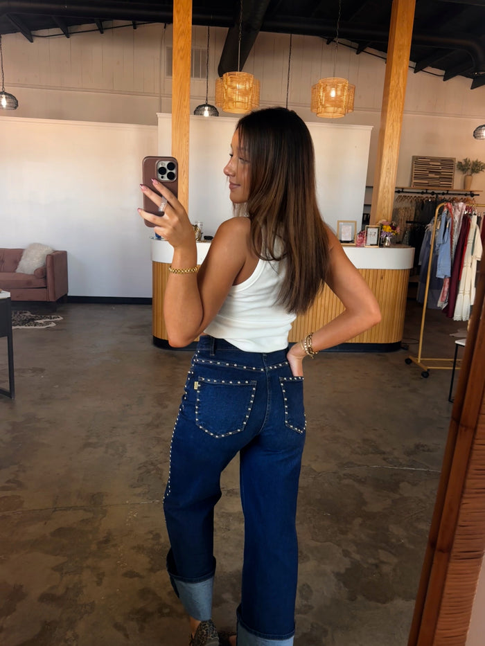 Studded Denim