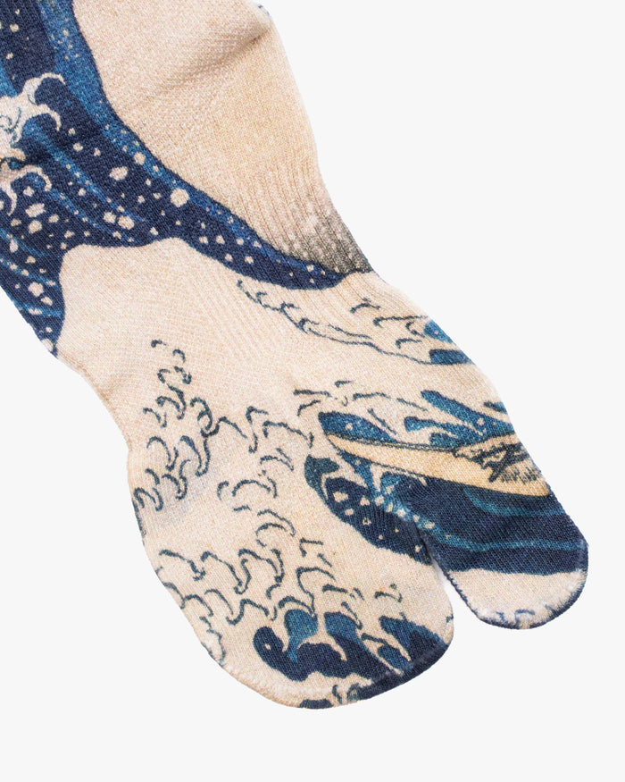 Tabi Socks, Wasi Wasi, Under the Wave off Kanagawa